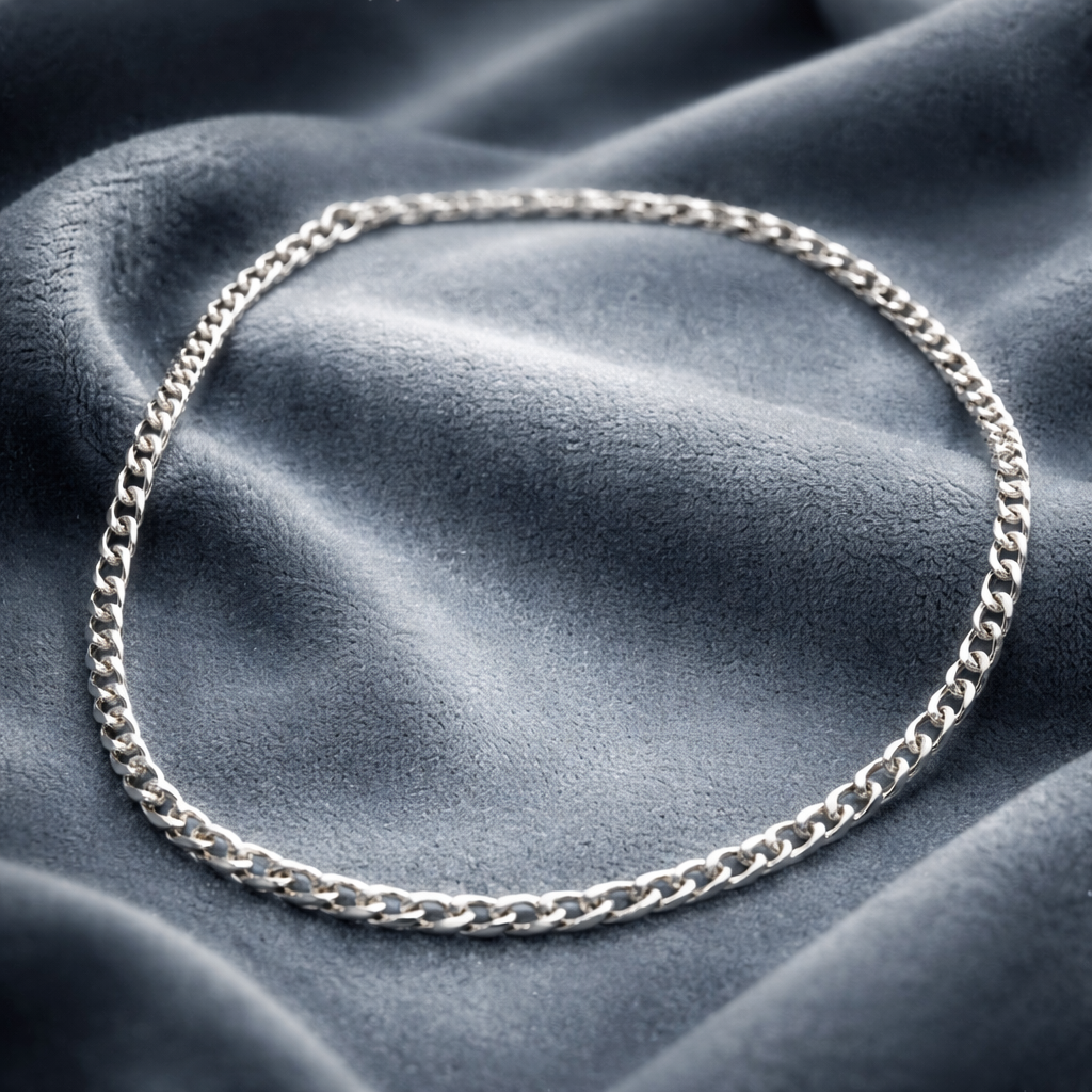 Collana Unisex a Catena Figaro in Acciaio Inox 316L
