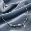 Bracciale con Charms Simbolici in Acciaio 316L