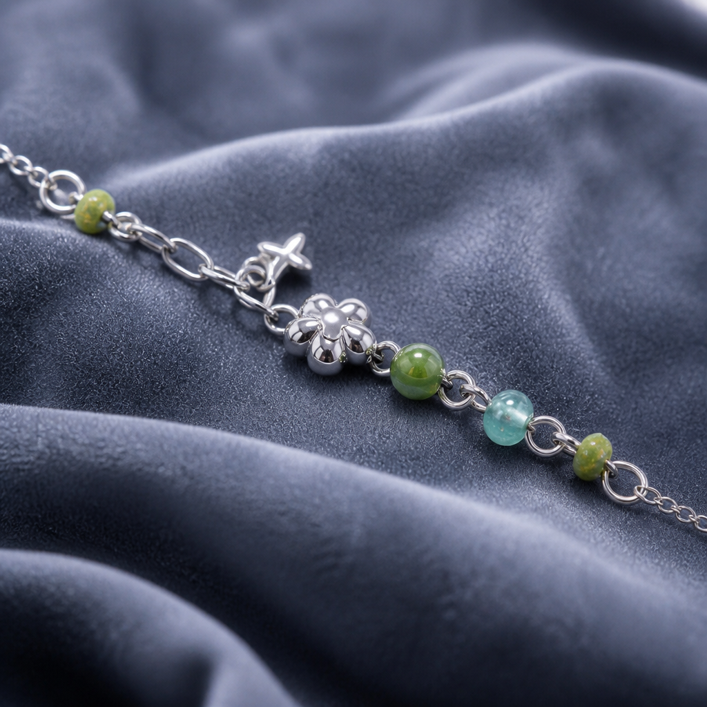 Bracciale con Charms Simbolici in Acciaio 316L