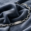 Bracciale Uomo a Catena con Piastrina in Acciaio Inox 316L