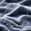 Collana con Cuori Pendenti in Zircone e Acciaio Inox 316L