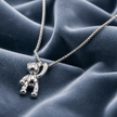 Collana con Pendente a Orsetto in Acciaio Inox 316L