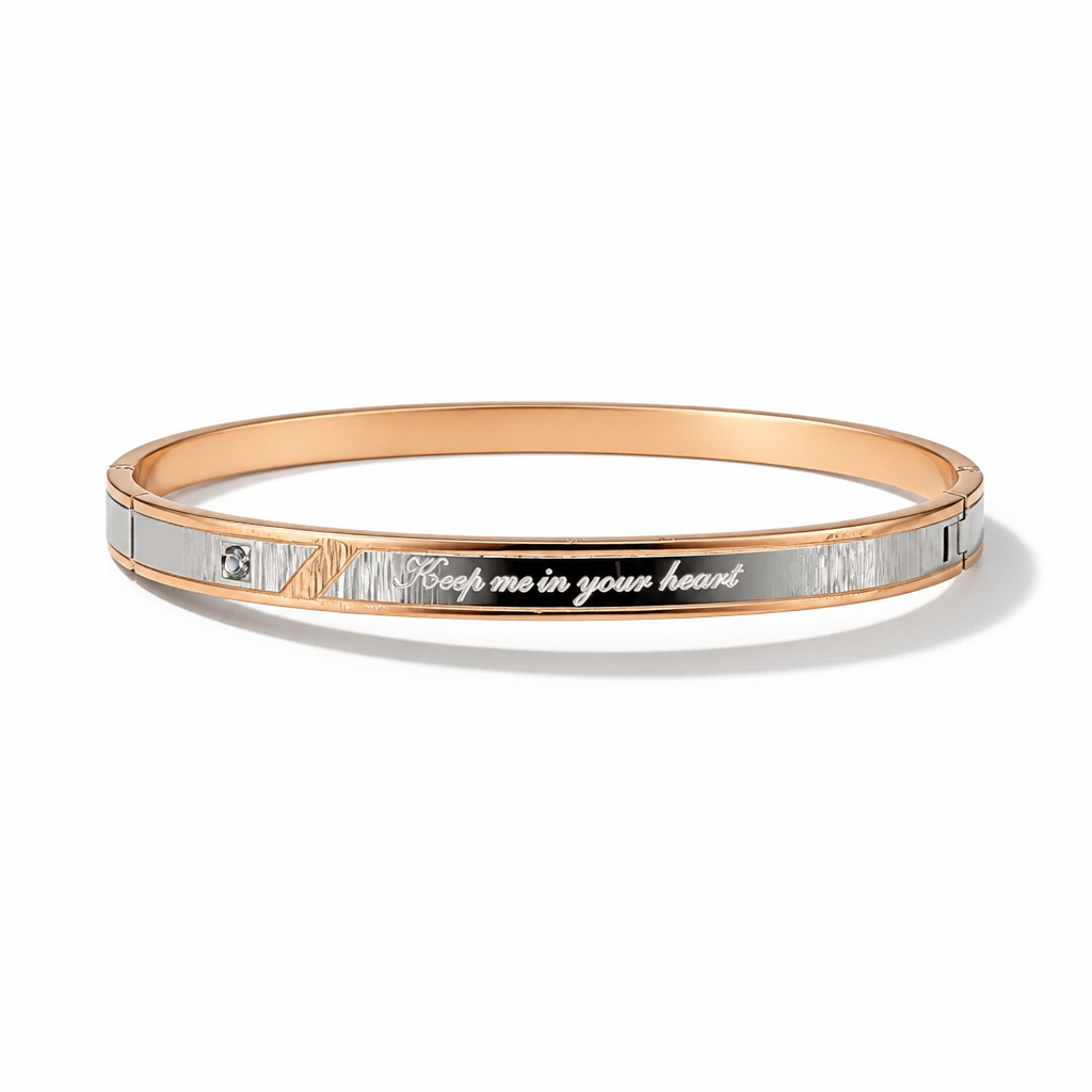 Bracciale Rigido Bicolore 