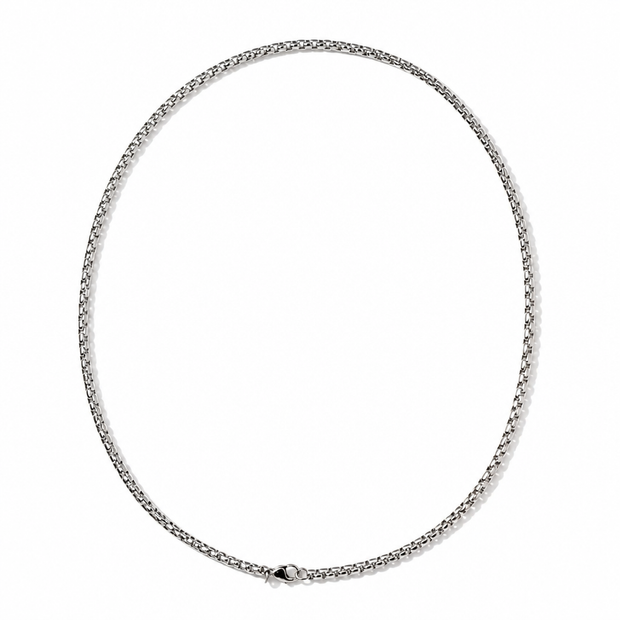 Collana Uomo in Acciaio Inossidabile con Pendente Mano che Stringe un Anello