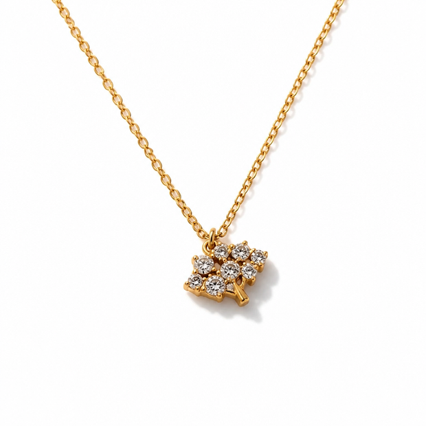 Collana "Albero della Vita" con Strass Luminosi