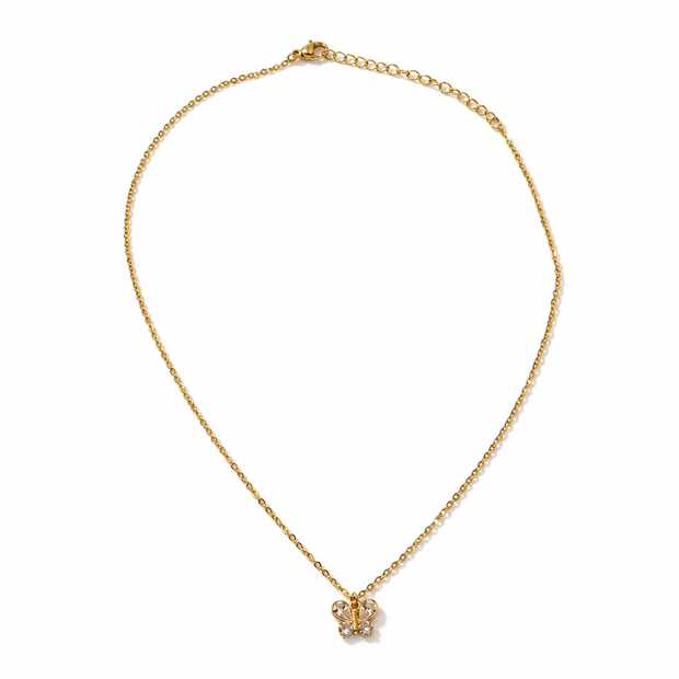 Collana "Farfalla di Luce" con Strass