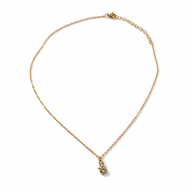 Collana "Gatto Luminoso" con Strass