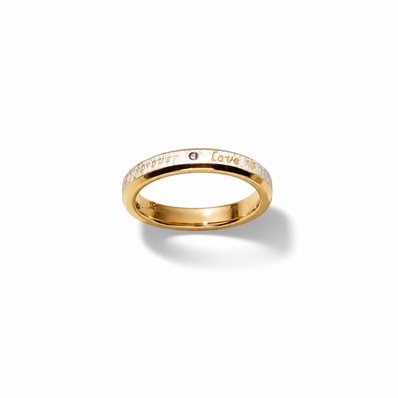 Anello Fedina "Forever Love" Bicolore in Acciaio Inossidabile